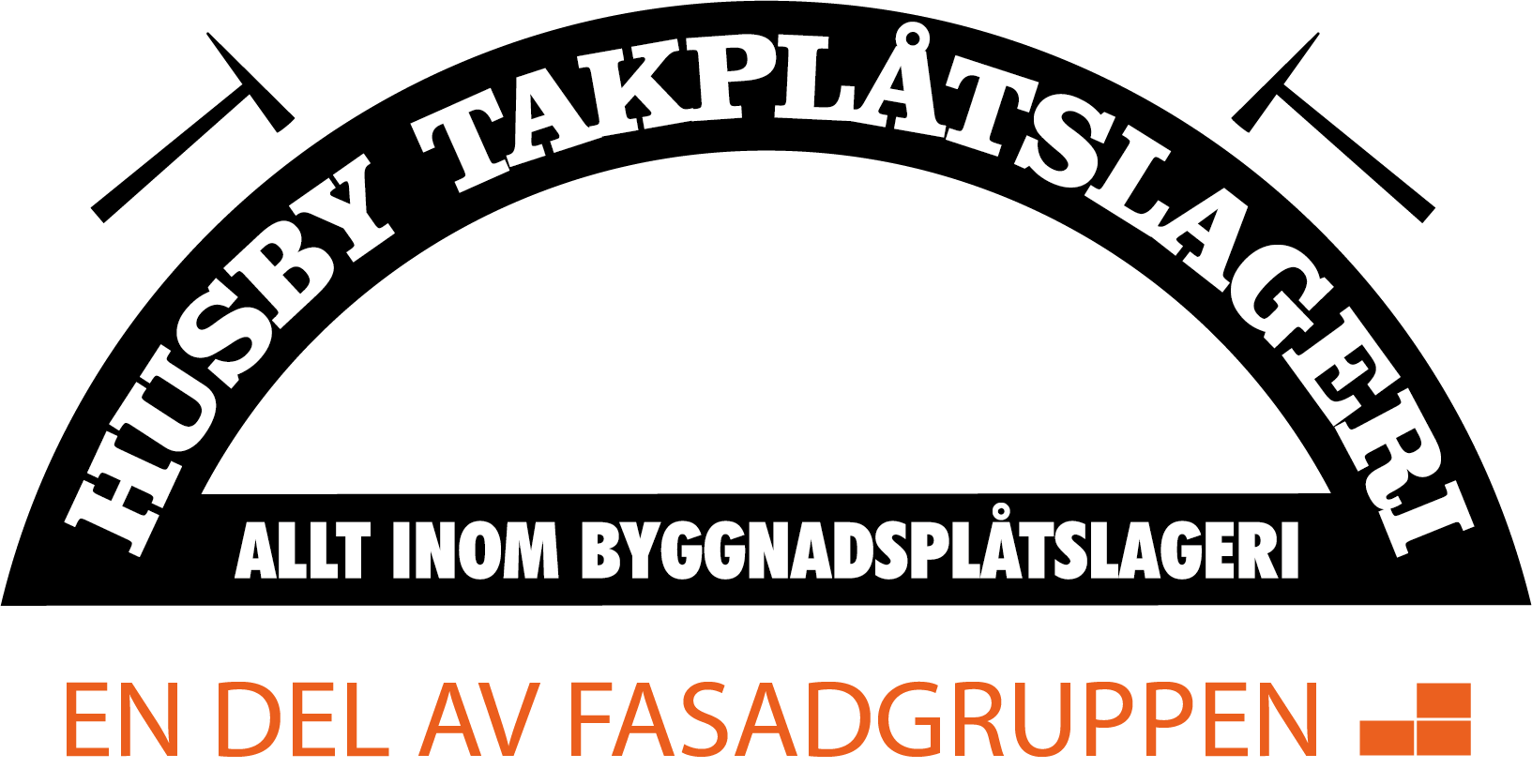 Husby Takplåtslageri Logo Fasadgruppen V2